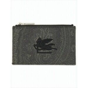 Etro Dark Paisley Card Wallet - NWT